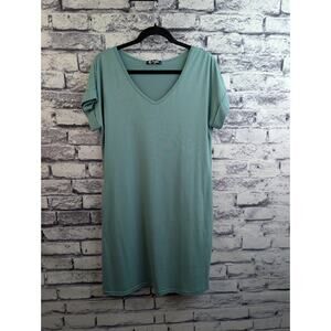 BTFBM Teal T-Shirt Dress